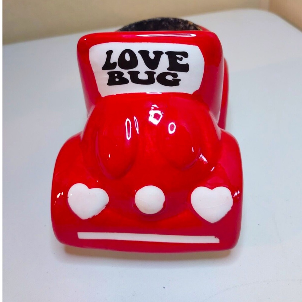 Adorable Love Bug VW planter. Succulants- Throwback 70's